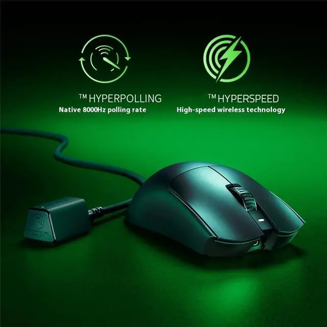 Alt view image 6 of 7 - AULA Viper V3 Pro Wireless Gaming Mouse: 54g Lightweight - 8K Polling - 35000 DPI Optical Sensor with Advanced Features - Gen-3 Optical Switches - 8 Programmable Controls - USB C Charging- Black