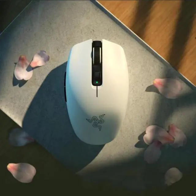 Alt view image 6 of 7 - AULA Orochi V2 Mobile Wireless Gaming Mouse: 6 Buttons, Ultra Lightweight - 2 Wireless Modes - Up to 950hrs Battery Life - Mechanical Mouse Switches - 5G Advanced 18K DPI Optical Sensor -White