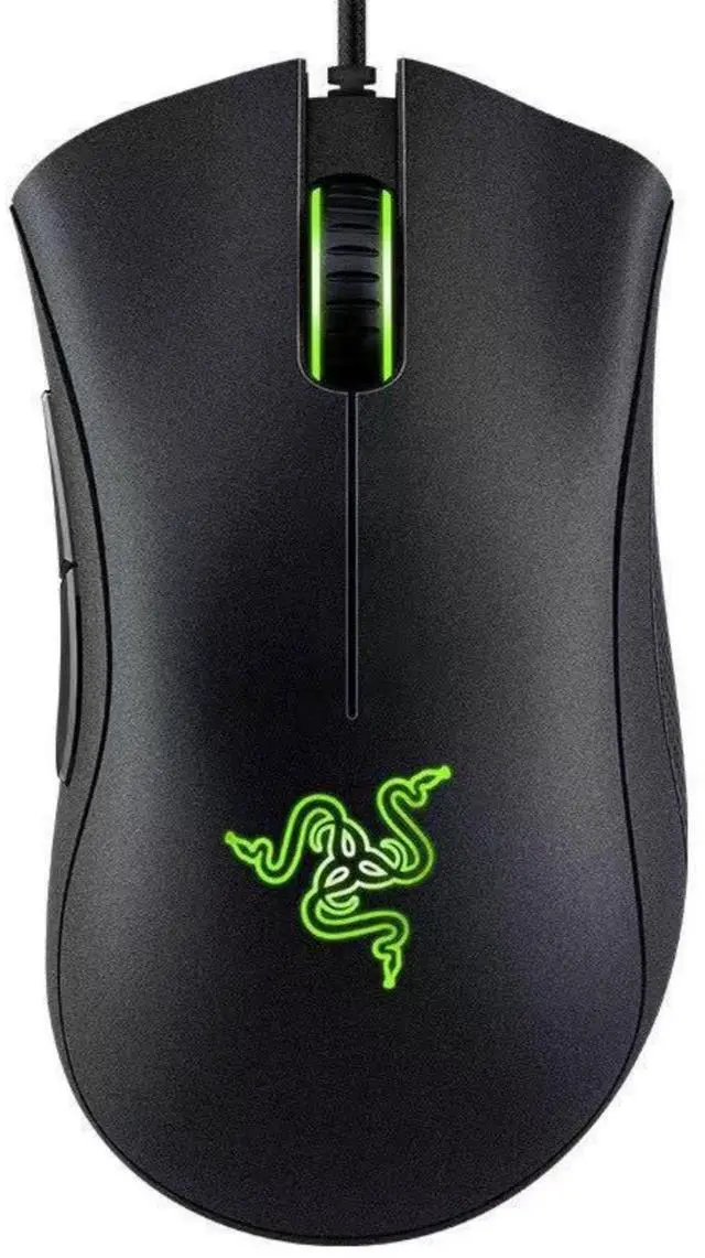 Main image of AULA DeathAdder Essential Gaming MouseErgonomic design 6400 DPI Optical Sensor - 5 Programmable Buttons - Mechanical Switches - Rubber Side Grips - Black