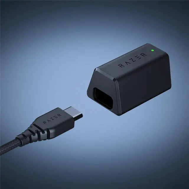 Alt view image 2 of 7 - AULA HYPERPOLLING WIRELESS ADAPTER, 8K HZ Polling Rate, Ultra-Fast Wireless Performance, USB TYPE C Port, Easy Pairing, Custom Receiver LED, Black