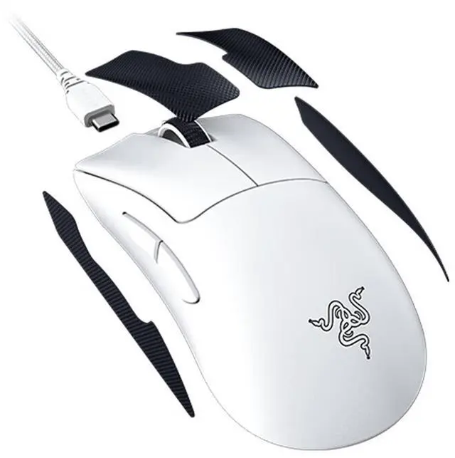 Alt view image 2 of 7 - AULA Viper V3 Pro Wireless Gaming Mouse: 54g Lightweight- 8K Polling - 35000 DPI Optical Sensor with Advanced Features - Gen-3 Optical Switches - 8 Programmable Controls - USB C Charging-white