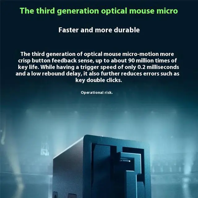 Alt view image 7 of 7 - AULA Cobra Wired Gaming Mouse: 58g Lightweight Design - Gen-3 Optical Switches - Chroma RGB Lighting with Underglow - Precise 8500 DPI Optical Sensor - Speedflex Cable-6 buttons - Black