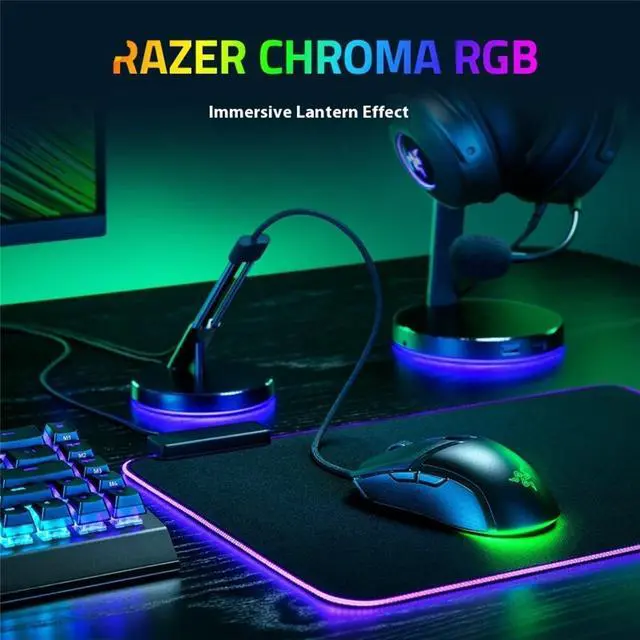 Alt view image 5 of 7 - AULA Cobra Wired Gaming Mouse: 58g Lightweight Design - Gen-3 Optical Switches - Chroma RGB Lighting with Underglow - Precise 8500 DPI Optical Sensor - Speedflex Cable-6 buttons - Black