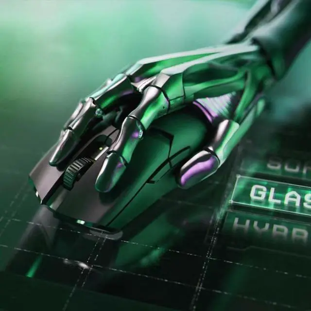Alt view image 4 of 7 - AULA Viper V2 Pro HyperSpeed Wireless Gaming Mouse: 6 buttons,58g Ultra Lightweight - Gen-3-30K DPI Optical Sensor w/On-Mouse Controls - 90 Hour Battery - USB Type C Cable Included - Black