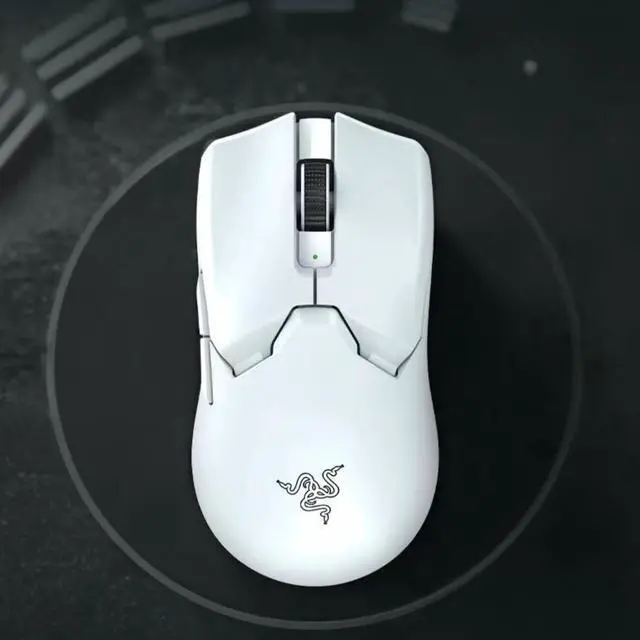 Alt view image 4 of 5 - AULA Viper V2 Pro HyperSpeed Wireless Gaming Mouse: 6 buttons,58g Ultra Lightweight - Gen-3-30K DPI Optical Sensor w/On-Mouse Controls - 90 Hour Battery - USB Type C Cable Included -white