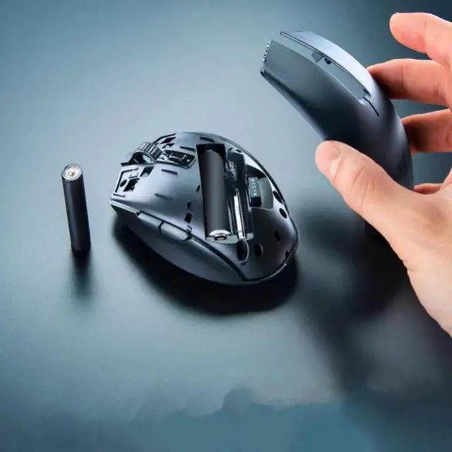 Alt view image 6 of 7 - AULA Orochi V2 Mobile Wireless Gaming Mouse: 6 Buttons, Ultra Lightweight - 2 Wireless Modes - Up to 950hrs Battery Life - Mechanical Mouse Switches - 5G Advanced 18K DPI Optical Sensor -Black