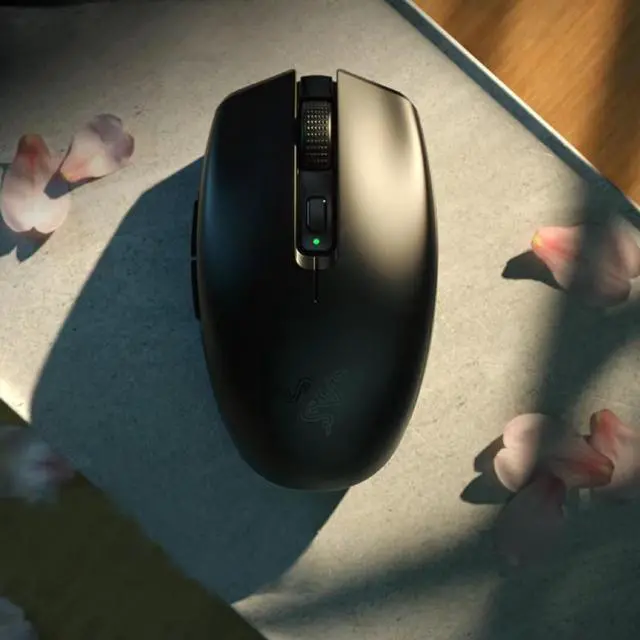 Alt view image 4 of 7 - AULA Orochi V2 Mobile Wireless Gaming Mouse: 6 Buttons, Ultra Lightweight - 2 Wireless Modes - Up to 950hrs Battery Life - Mechanical Mouse Switches - 5G Advanced 18K DPI Optical Sensor -Black