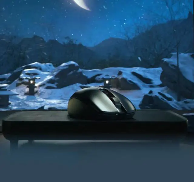 Alt view image 5 of 7 - AULA Orochi V2 Mobile Wireless Gaming Mouse: 6 Buttons, Ultra Lightweight - 2 Wireless Modes - Up to 950hrs Battery Life - Mechanical Mouse Switches - 5G Advanced 18K DPI Optical Sensor -Black