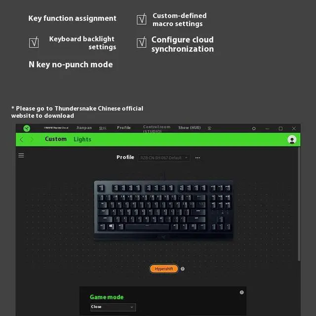 Alt view image 3 of 7 - AULA Black Widow Spider x Mechanical gaming Keyboard, 87 Keys, RBG Backlight, Water and Dust Resistant, For PC/Mac, Windows 10 / 8 / 7 / Mac OS X, 80 Million Keystrokes, Black