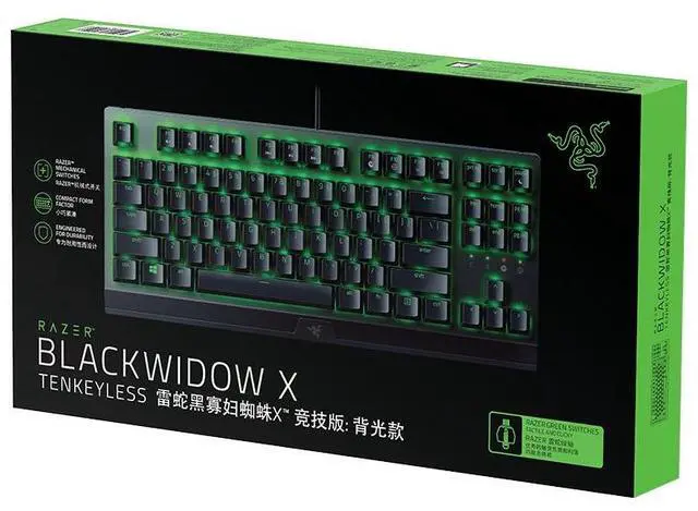 Alt view image 6 of 7 - AULA Black Widow Spider x Mechanical gaming Keyboard, 87 Keys, RBG Backlight, Water and Dust Resistant, For PC/Mac, Windows 10 / 8 / 7 / Mac OS X, 80 Million Keystrokes, Black