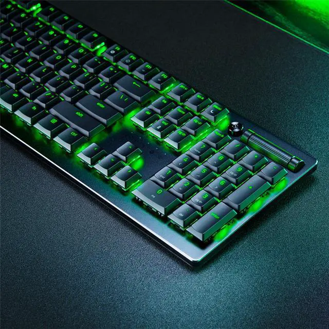 Alt view image 7 of 7 - AULA DeathStalker V2 pro Dual-Mode gaming Keyboard, 40-Hour Battery Life, Laser Etched Craftsmanship,Segmented Optical switch,104 Keys,Low Profile Optical Paragraph light axis,Chroma RGB, Black