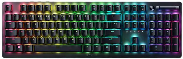 Main image of AULA DeathStalker V2 pro Dual-Mode gaming Keyboard, 40-Hour Battery Life, Laser Etched Craftsmanship,  Segmented Optical switch,104 Keys,Low Profile Optical Switches Linear Red,Chroma RGB, Black