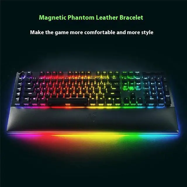 Alt view image 7 of 7 - AULA Black Widow Spider V4 Pro Wired gaming KeyboardCommand DialChroma RGBMagnetic Wrist Rest, Snap Tap, 8 Customizable Keys, Sound Scroll Wheel DesignYellow switch, 104 KeysBlack