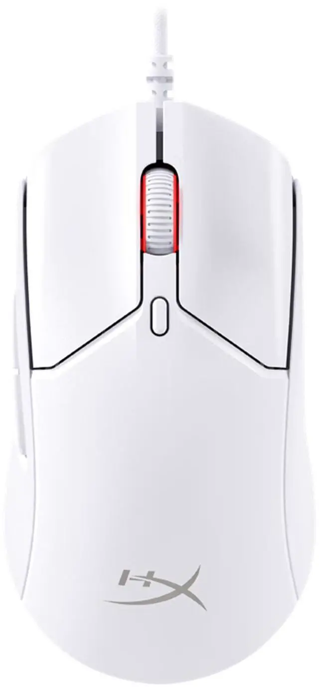Main image of HyperX Spinfire 2 Wired Gaming Mouse, 8000Hz Response Rate, 26000DPI, HyperX 26K Sensor, 5 Buttons, Lightweight Design, PTFE Feet Stickers, Anti-slip Stickers, Macro Command Support, White