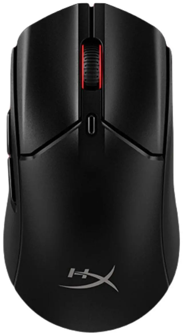 Main image of HyperX Spinfire 2 Wireless Gaming Mouse, 2.4Ghz/Bluetooth, 8000Hz Response Rate, 26000DPI, HyperX 26K Sensor, 5 Buttons, 60g, PTFE Foot Stickers, Anti-slip Stickers, Macro Command Support, Black