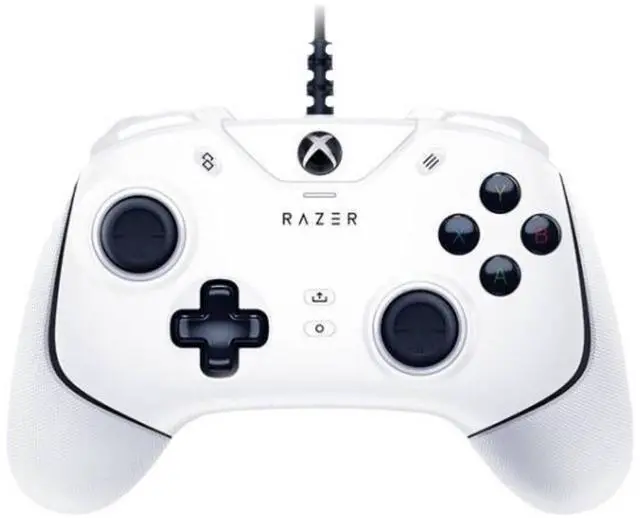 Main image of AULA Wolverine V2 Chroma Wired Gaming Controller for Xbox Series X|S, Xbox One, PC: RGB Lighting - Remappable Buttons & Triggers - Mecha-Tactile Buttons & D-Pad - Trigger Stop- white