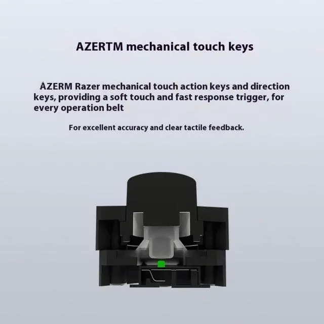 Alt view image 7 of 7 - AULA Wolverine V2 Chroma Wired Gaming Controller for Xbox Series X|S, Xbox One, PC: RGB Lighting - Remappable Buttons & Triggers - Mecha-Tactile Buttons & D-Pad - Trigger Stop- white