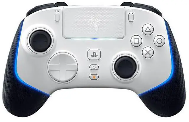 Main image of AULAWolverine V2 Pro Wireless Gaming Controller for PS5 PC: HyperSpeed Wireless -Tactile Action Buttons- 8-Way Microswitch D-Pad - 6 Remappable Buttons - Chroma RGB -white