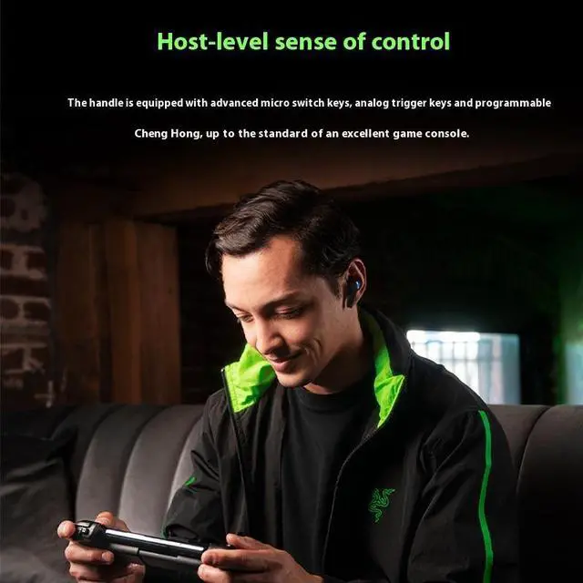 Alt view image 6 of 7 - AULA  Kishi V2 wired Gaming Controller for Android & iPhone 15 Series (USB C): Console Quality Controls - Stream PC, Xbox, Play Games on Phone- Passthrough Charging - Virtual Controller