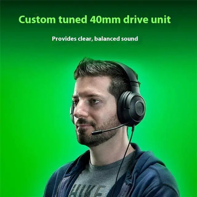 Alt view image 5 of 7 - AULA Giant Demon X Wired Gaming Headset with Microphone,Ultra-lightweight design,HD Sound Quality, 3.5 mm link, for PCs, Macs, Xbox One, PS4, Nintendo Switch, Black