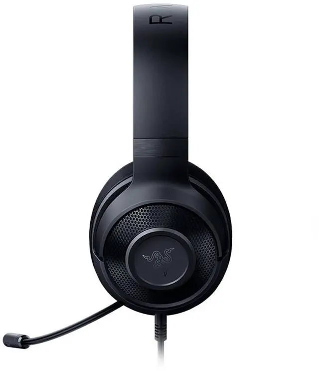 Alt view image 4 of 7 - AULA Giant Demon X Wired Gaming Headset with Microphone,Ultra-lightweight design,HD Sound Quality, 3.5 mm link, for PCs, Macs, Xbox One, PS4, Nintendo Switch, Black