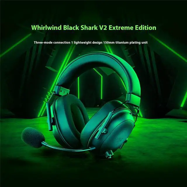 Alt view image 5 of 7 - AULA Soul Eater Shark V2 Extreme wireless Gaming Headset , THX Spatial Audio - Bendable Mic - 50mm Drivers - 2.4GHz, Bluetooth or USB - 70 Hr Battery w/USB Type C Chargingblack