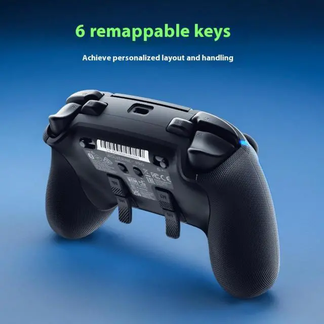 Alt view image 4 of 7 - AULA Wolverine V2 Pro Wireless Gaming Controller for PS5 PC: HyperSpeed Wireless -Tactile Action Buttons - 8-Way Microswitch D-Pad - 6 Remappable Buttons - Chroma RGB - Black