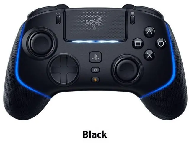 Alt view image 2 of 7 - AULA Wolverine V2 Pro Wireless Gaming Controller for PS5 PC: HyperSpeed Wireless -Tactile Action Buttons - 8-Way Microswitch D-Pad - 6 Remappable Buttons - Chroma RGB - Black