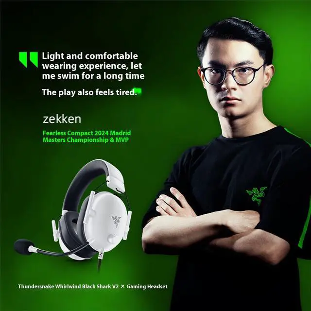 Alt view image 4 of 7 - AULA BlackSharkV2X Wired Gaming Headset, THX 7.1 Spatial Surround Sound,50mm Drivers,Detachable Mic,for PC, PS4, PS5, Switch, Xbox One, Xbox Series X|S,3.5mm Audio Jack & USB DAC ,white