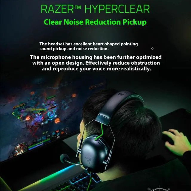 Alt view image 7 of 7 - AULA BlackSharkV2X Wired Gaming Headset, THX 7.1 Spatial Surround Sound,50mm Drivers,Detachable Mic,for PC, PS4, PS5, Switch, Xbox One, Xbox Series X|S,3.5mm Audio Jack & USB DAC ,white