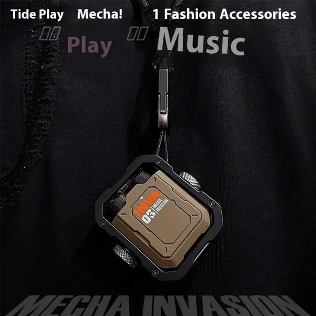 Alt view image 6 of 7 - FANTECH Mecha Invasion "Jetpack" Wireless Earbuds | Bluetooth 5.3 Gaming Earphones with RGB LED Effects, Finger Spinner Mechanism, ENC Noise Cancellation |Design for Sports/Gaming, Coffee