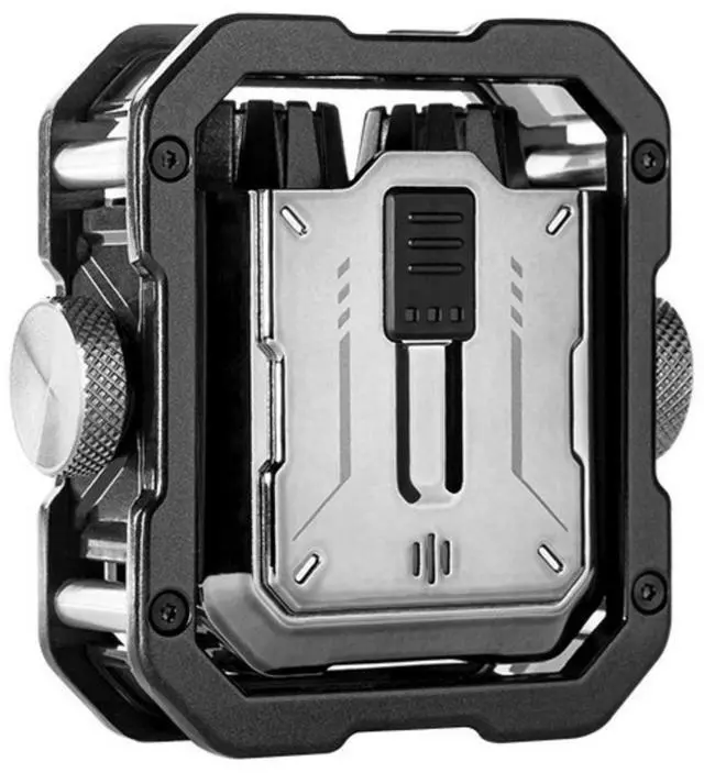 Alt view image 3 of 7 - FANTECH Mecha Invasion "Jetpack" Wireless Earbuds | Bluetooth 5.3 Gaming Earphones with RGB LED Effects, Finger Spinner Mechanism, ENC Noise Cancellation |Design for Sports/Gaming, Silver