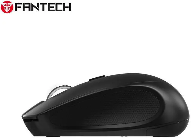 Alt view image 2 of 5 - FANTECH GOW193D Black Gaming Mouse -Slient Click,Energy Efficient,Plug & Play Connectivity,1600DPI Adjustable,57g,5 Buttons,Ergonomic Design for PC/Computer(Black)