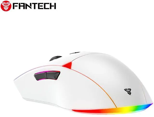 Alt view image 4 of 4 - FANTECH CRYPTO II WIRELESS WG7V2 White Wireless Gaming Mouse, 12000 DPI Adjustable,Dual Mode Connection,Gaming Optical Sensor,30+Hours Battery Life, Ergonomic Design for PC/Computer(White)