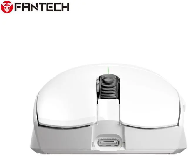 Alt view image 3 of 6 - FANTECH TANTO S WG13S White Gaming Mouse - 26000DPI, 2.4GHz Tri-mode Connectivity, 44Hours Battery Life,Supports RGBCharging Dock,Pixart 3395 Sensor, Supports 8K Polling Rate(White)