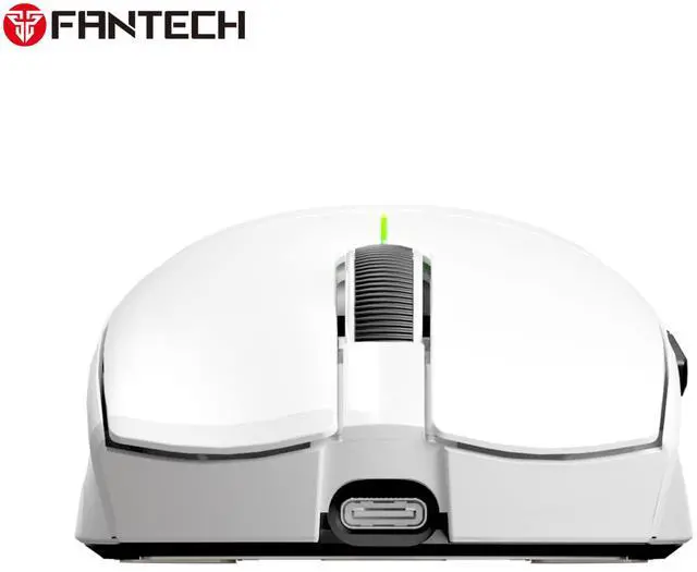 Alt view image 6 of 6 - FANTECH TANTO WG13 Wireless Gaming Mouse - 26000 DPI, Tri-Mode (BT5.0/2.4G/Wired), 58g Ultra-Light, PixArt PAW3395, 44Hr Battery(White)