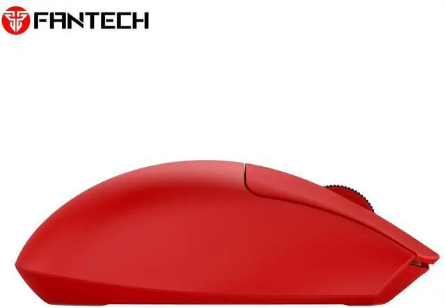 Alt view image 4 of 6 - FANTECH ARIA II XD7V2 Red Gaming Mouse - 53g,70Hours Battery Life,Pixart 3395 Sensor,Tri- Mode Connectivity,Ultra-Grippy coating,,Ergonomic Design for PC/Computer(Red)