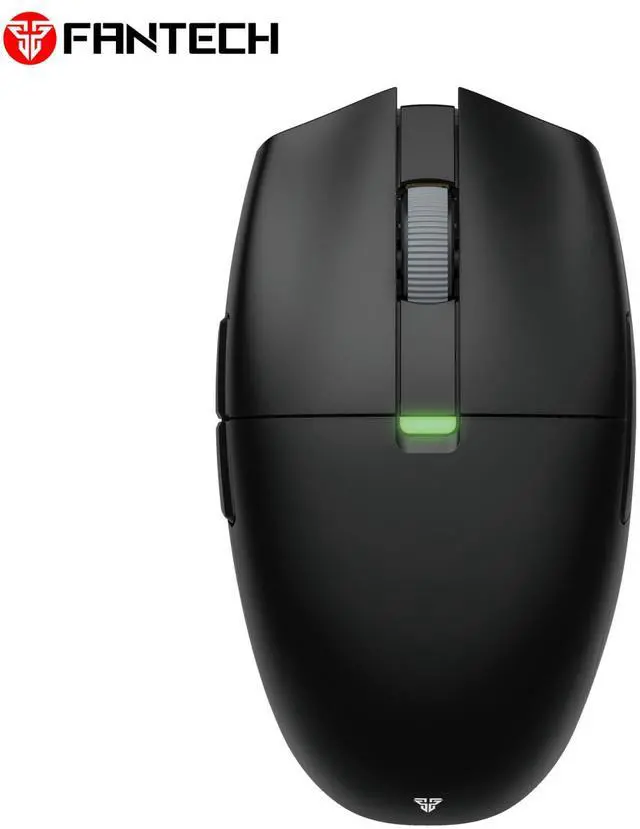 Main image of FANTECH ARIA E XD7E Black Gaming Mouse - Huano Transparent Blue Shell Pink Dots,70Hours Battery Life,Pixart 3311 Sensor,Dual Mode Connectivity,12000DPI Adjustable,6 Buttons(Black)