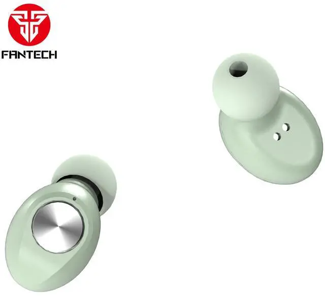 Alt view image 5 of 7 - FANTECH WAVE 14 TW14 Green,Custom Tuned Driver,Touch Control,Digital Display,Stable Connectivity With BT 5.3,Ultra Low Power Consumption,Intimately Fits The Ear Canal,Green