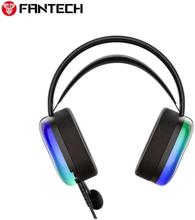 Alt view image 3 of 5 - FANTECH AURORA 7.1 HG29 Virtual Surround Sound Gaming Headset,50mm Drivers,Easy Volume Control,Pro Comfort Ear Cushions, Crystal Clear&Deep Bass,USB2.0 Plug Type,Black