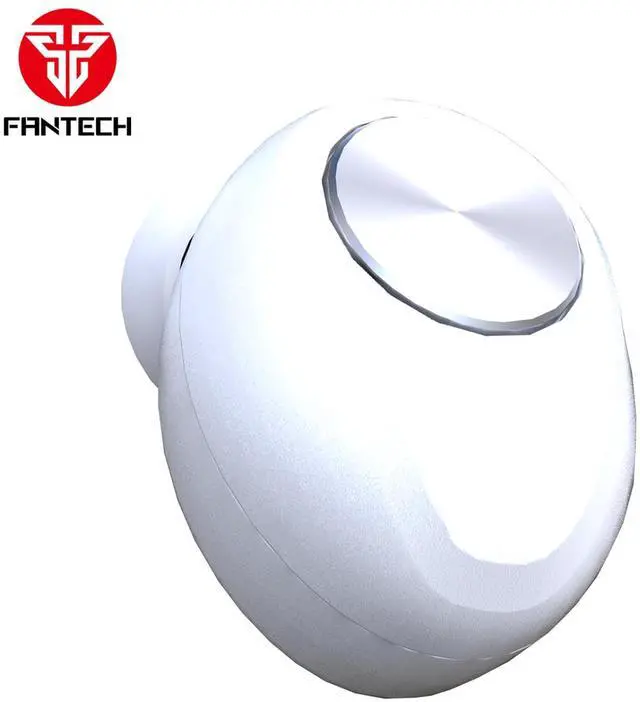 Alt view image 5 of 7 - FANTECH WAVE 14 TW14 Wite,Custom Tuned Driver,Touch Control,Digital Display,Stable Connectivity With BT 5.3,Ultra Low Power Consumption,Intimately Fits The Ear Canal,White