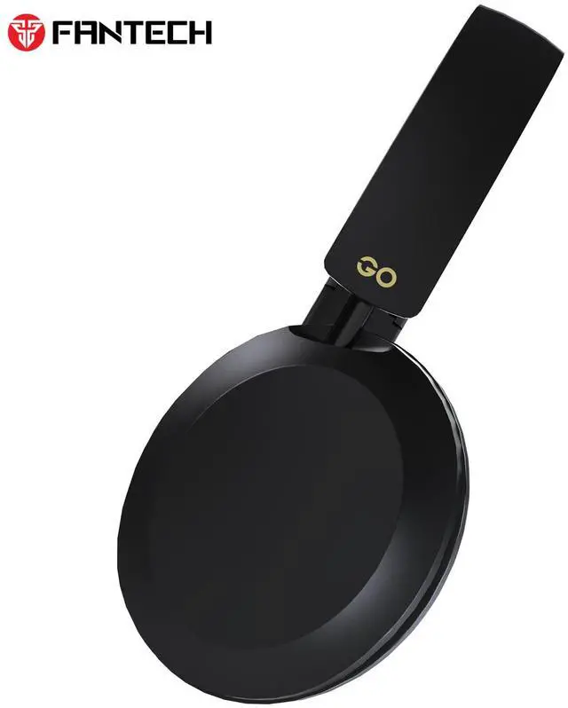 Alt view image 5 of 7 - FANTECH GO AIR WH02S Black Wireless Headset,13Hours Playback Time,40mm Tuned Drivers,Dual-Mode Connection,Lightweight Design,Noise Cancelling Microphone,BT/3.5mm TRS ,Black
