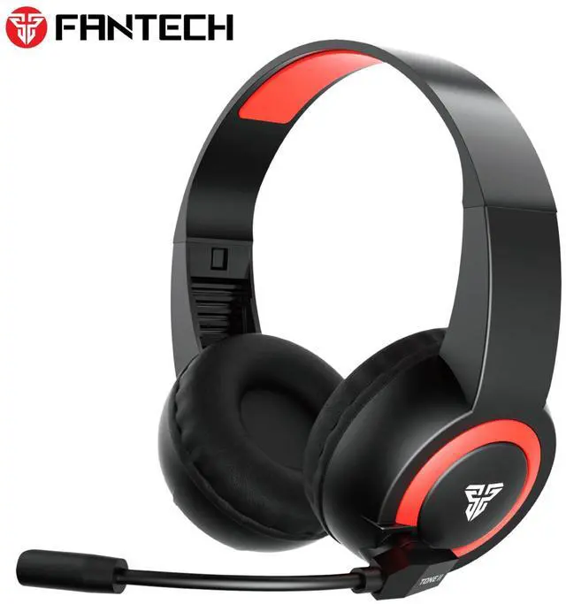 Main image of FANTECH TONE II HQ56 Wired Gaming Headset,Lightweight Design,Foldable Microphone,40mm Tuned Drivers,3.5mm TRRS,Black