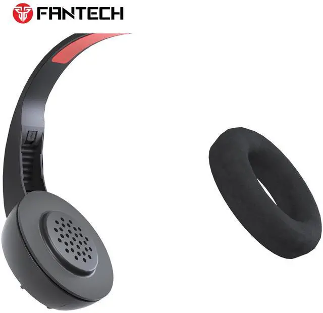 Alt view image 6 of 7 - FANTECH TONE II HQ56 Wired Gaming Headset,Lightweight Design,Foldable Microphone,40mm Tuned Drivers,3.5mm TRRS,Black