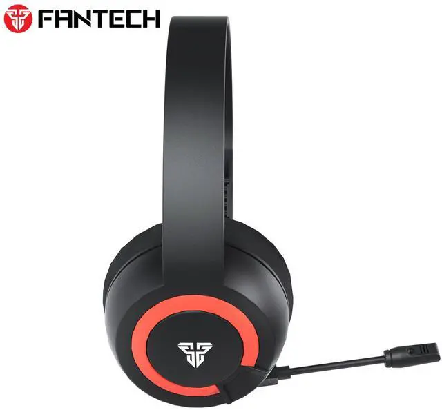 Alt view image 5 of 7 - FANTECH TONE II HQ56 Wired Gaming Headset,Lightweight Design,Foldable Microphone,40mm Tuned Drivers,3.5mm TRRS,Black