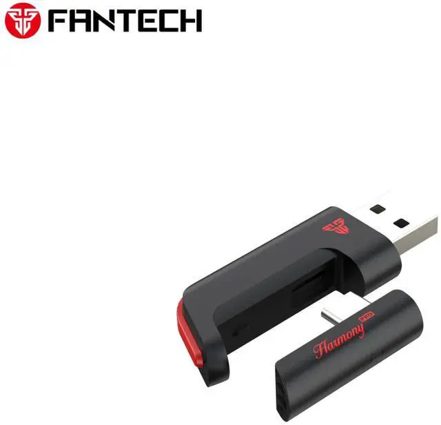 Alt view image 5 of 6 - FANTECH HARMONY PRO WHG02P Premium Multi-Platform Wireless Headset,90 Hours Playback Time,TRI-Mode Connectivity,7.1 Surround Sound,Personalization+,RGB Lighting,Multi-Device Connection,Blue