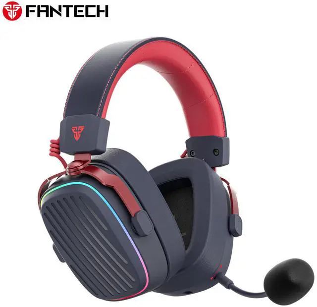 Alt view image 4 of 6 - FANTECH HARMONY PRO WHG02P Premium Multi-Platform Wireless Headset,90 Hours Playback Time,TRI-Mode Connectivity,7.1 Surround Sound,Personalization+,RGB Lighting,Multi-Device Connection,Blue
