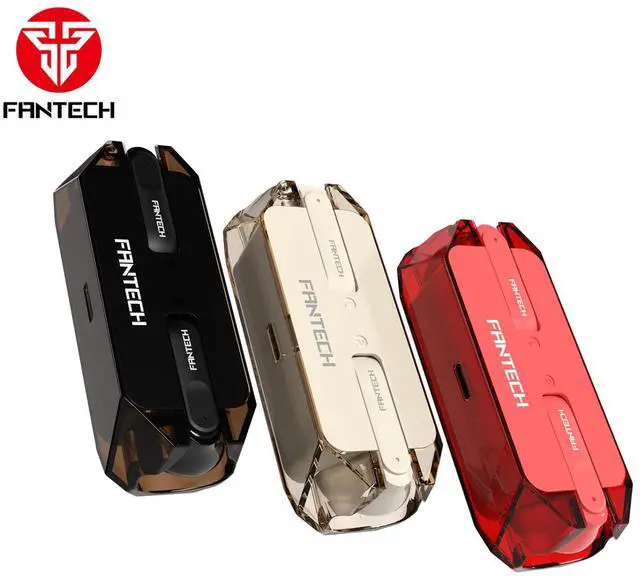 Alt view image 6 of 6 - FANTECH WAVE 11V2 TW11V2 Red,Custom Tuned Driver,Touch Control,Low Latency,Imperceptible Delay,Crystal Clear calls,Any Time&Any Where,Red