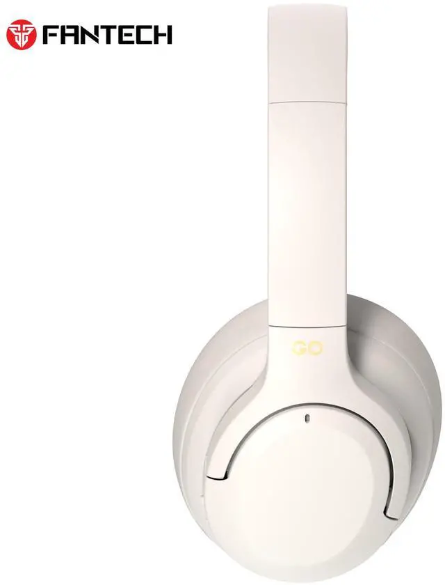 Alt view image 5 of 7 - FANTECH GO VIBE WH05A Black ANC Wireless Headset,35Hours Playback Time,Active Noise Cancelling,Dual-Mode Connection,Lightweight Design,Multi-Device Connection,BT/3.5mm TRS ,White