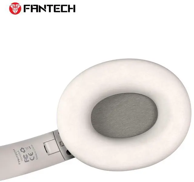 Alt view image 4 of 7 - FANTECH GO VIBE WH05A Black ANC Wireless Headset,35Hours Playback Time,Active Noise Cancelling,Dual-Mode Connection,Lightweight Design,Multi-Device Connection,BT/3.5mm TRS ,White